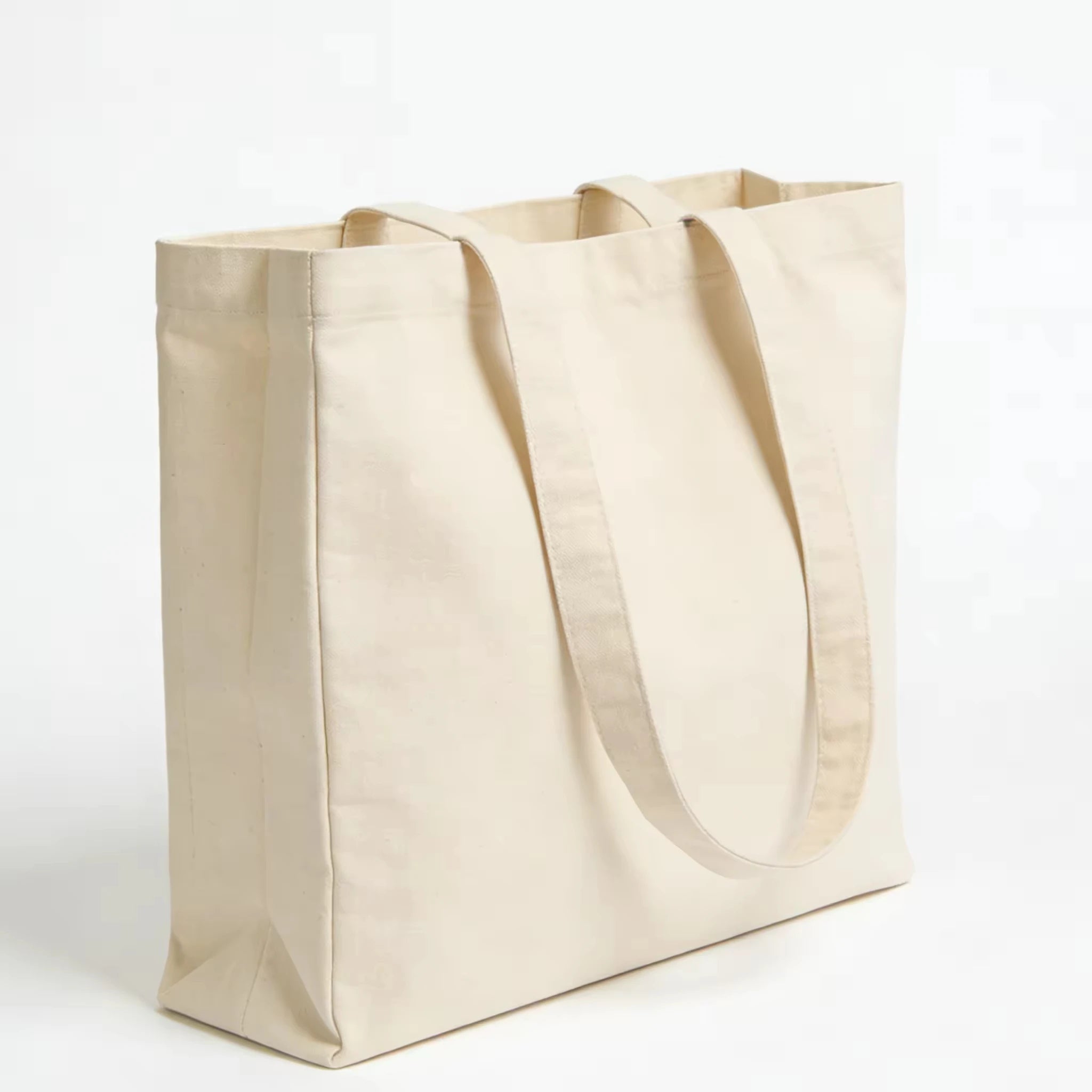 Custom Cotton Canvas Tote Bags with Logo | 50 MOQ | 8-16oz Options