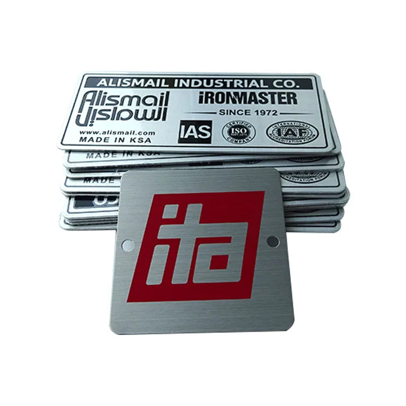 Permanent Metal Labels | Aluminum, Stainless Steel, Brass | Custom Engraved Nameplates