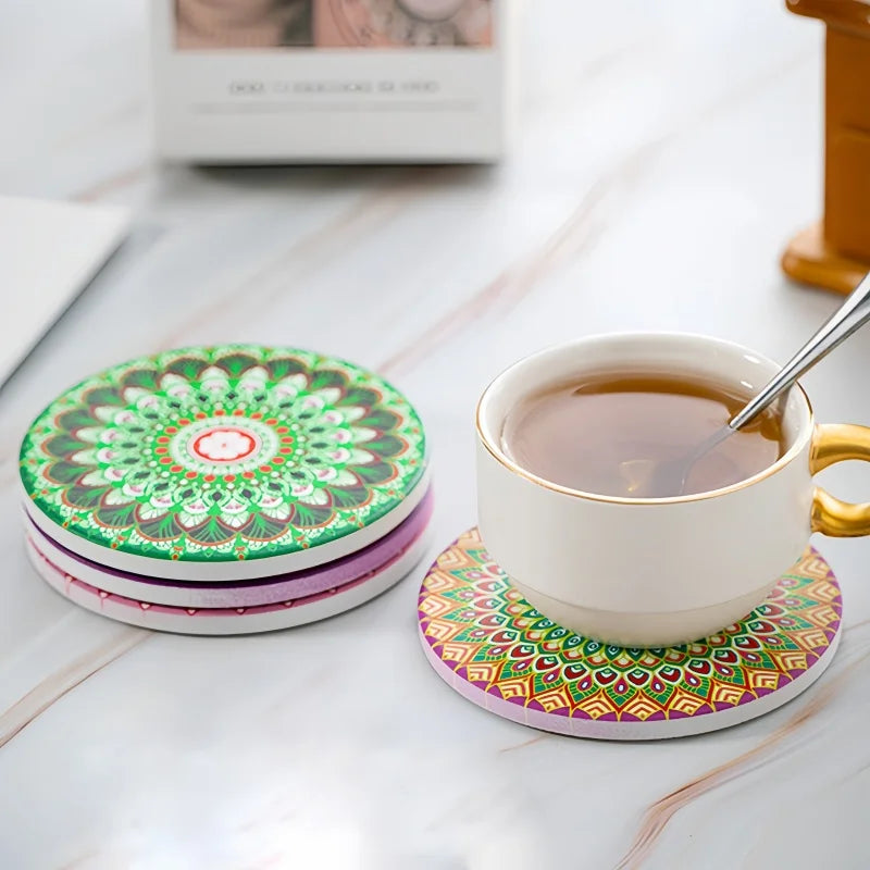 Custom Ceramic Coasters | 7mm | 300 MOQ | 31-Day Lead