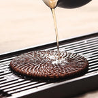 Rattan Weave Coaster Set 6Pcs | Heat Resistant | Custom Material MOQ 500