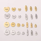 Custom Stainless Steel Jewelry Tags with Engraving | MOQ 1