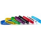 Custom Silicone Wristbands | Embossed | MOQ 100