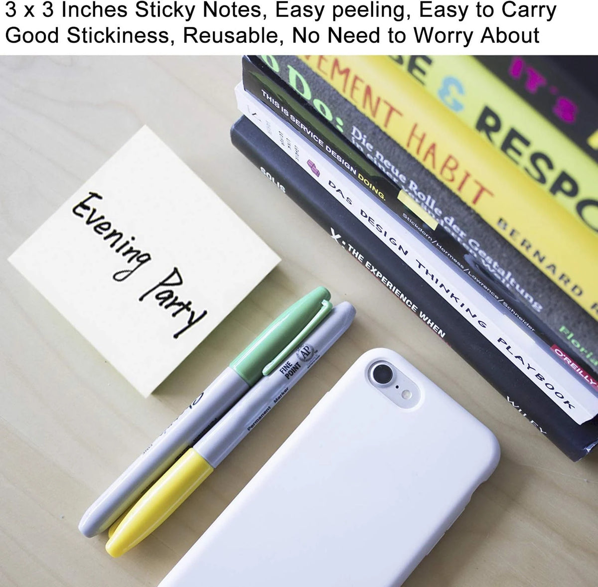 Custom Sticky Notes with Logo | 400 Sheets | 200 MOQ | 15-Day Lead