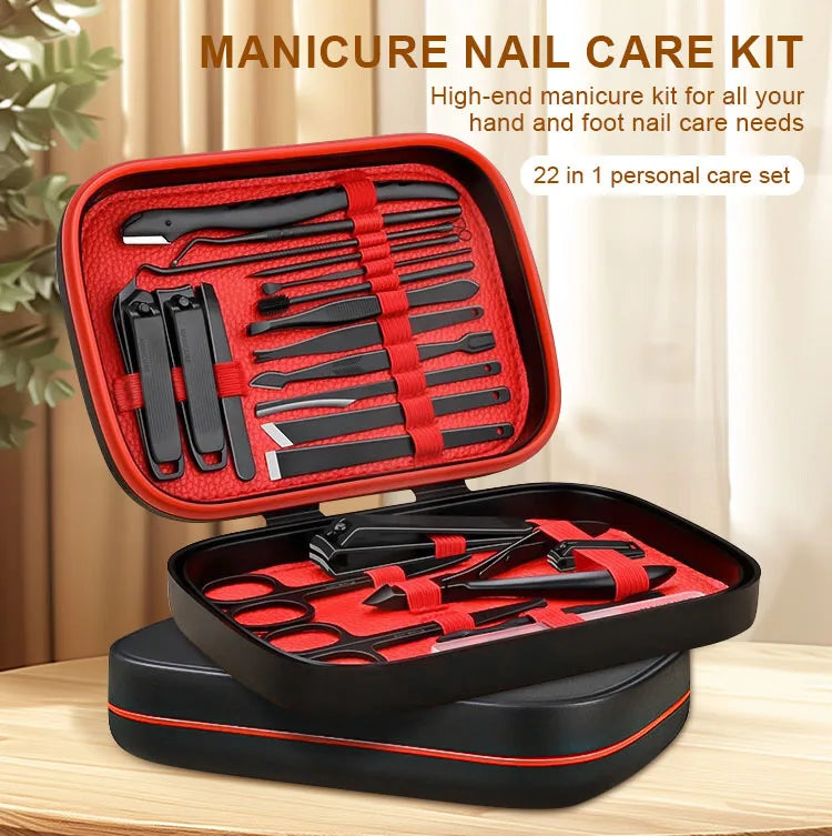 Custom 22-Piece Manicure Kit with Logo | 1,000 MOQ
