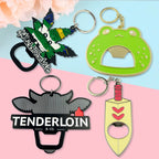 Custom Metal Keychains | Zinc Alloy | 50 MOQ | Enamel & Plating Options