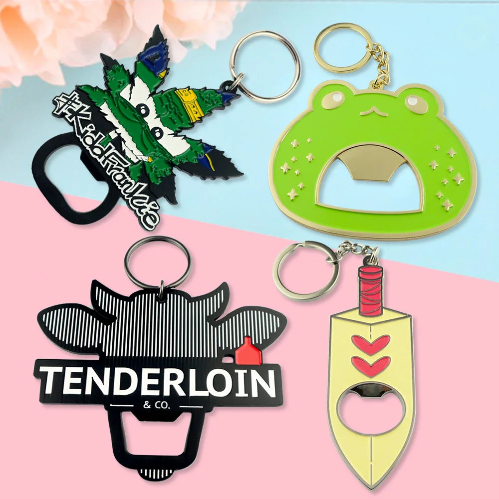 Custom Metal Keychains | Zinc Alloy | 50 MOQ | Enamel & Plating Options