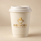 Custom Double Wall Hot Drink Paper Coffee Cup with Logo | MOQ 5,000