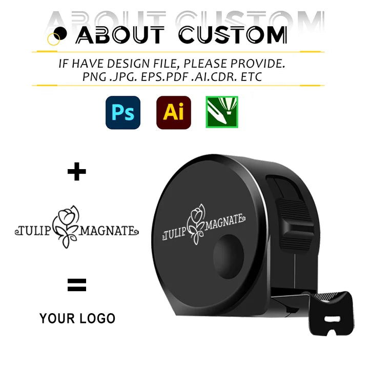 Custom Steel Tape Measure with Logo | MOQ 100 pcs