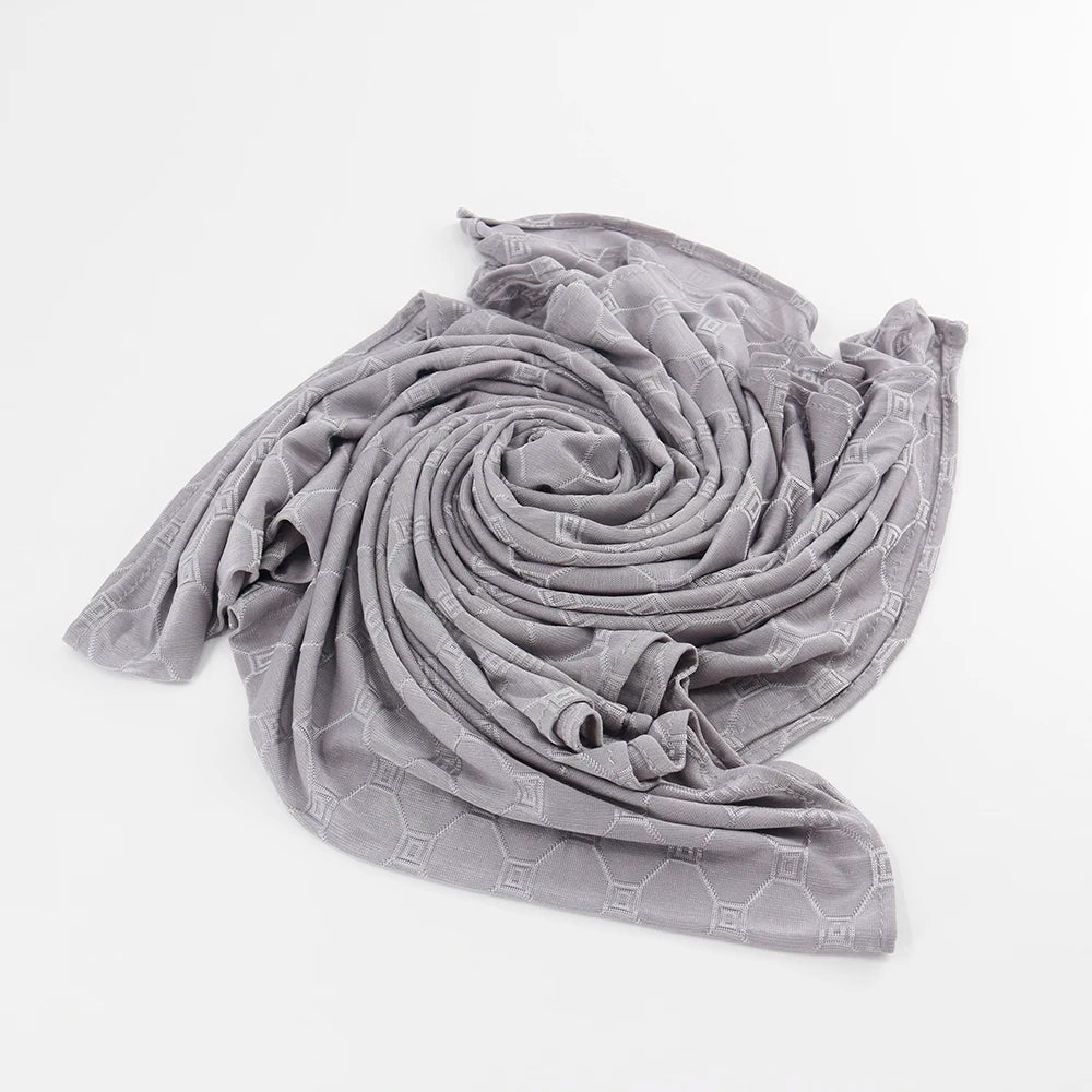 Custom Cotton Jersey Hijab Scarf | 12 MOQ | Custom Logo Printing | Modest Fashion