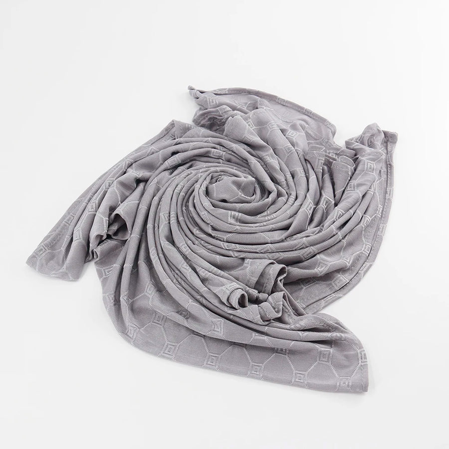 Custom Cotton Jersey Hijab Scarf | 12 MOQ | Custom Logo Printing | Modest Fashion