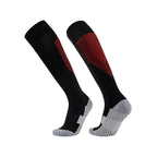 Custom Knee-High Sports Socks | Non-Slip Towel Bottom & Nylon/Cotton | 500-Piece MOQ | Team Sports