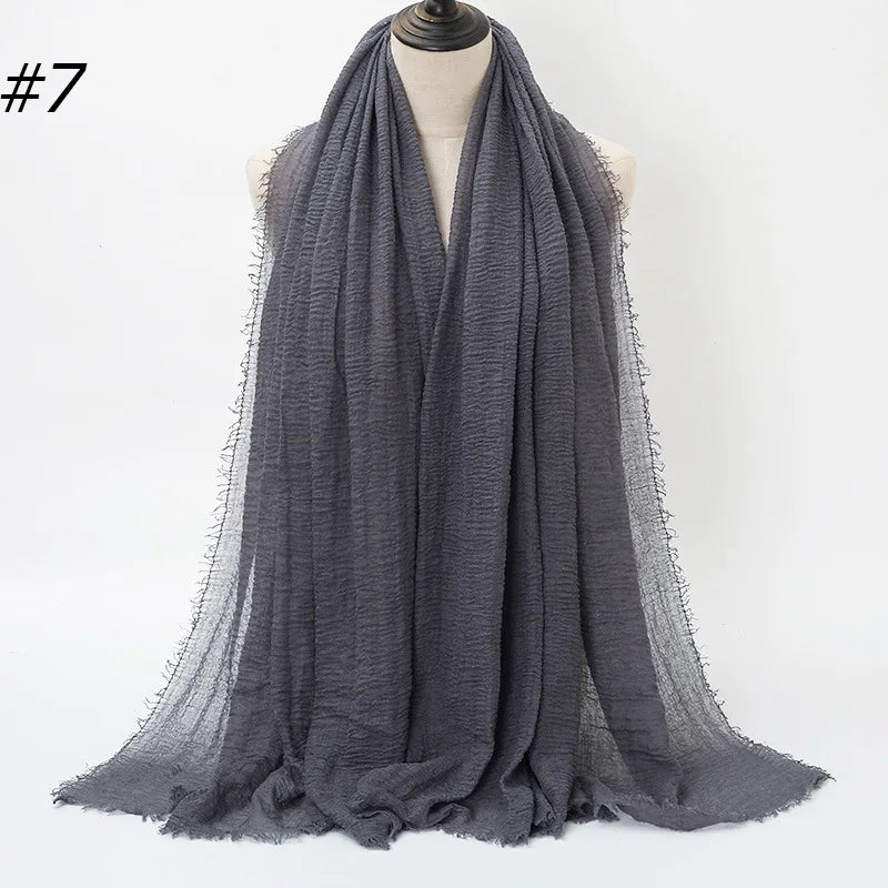 Wholesale Polyester Scarves: 105 Colors, 10-Day Lead, 90x180cm | Spring/Summer Women's Fashion