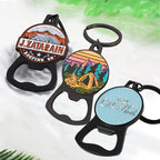 Custom Metal Bottle Opener Keychain | Zinc Alloy | Soft Enamel | 50 MOQ | Corporate Gifts
