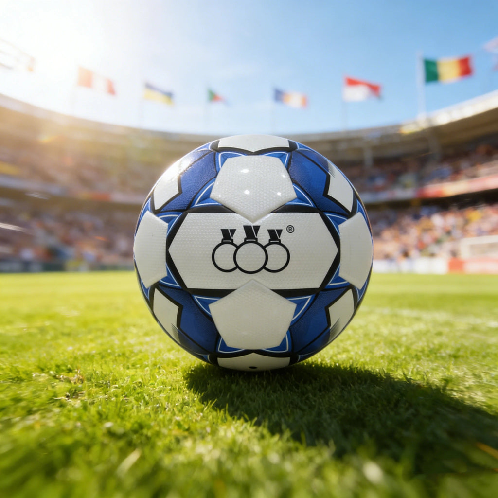 Custom PU Soccer Ball with Logo | Size 5 Machine Stitched