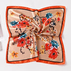 Personalized Silk Satin Scarves | 2-Piece MOQ & 3-7 Day Lead Time | 46 Colors | OEM Manufacture