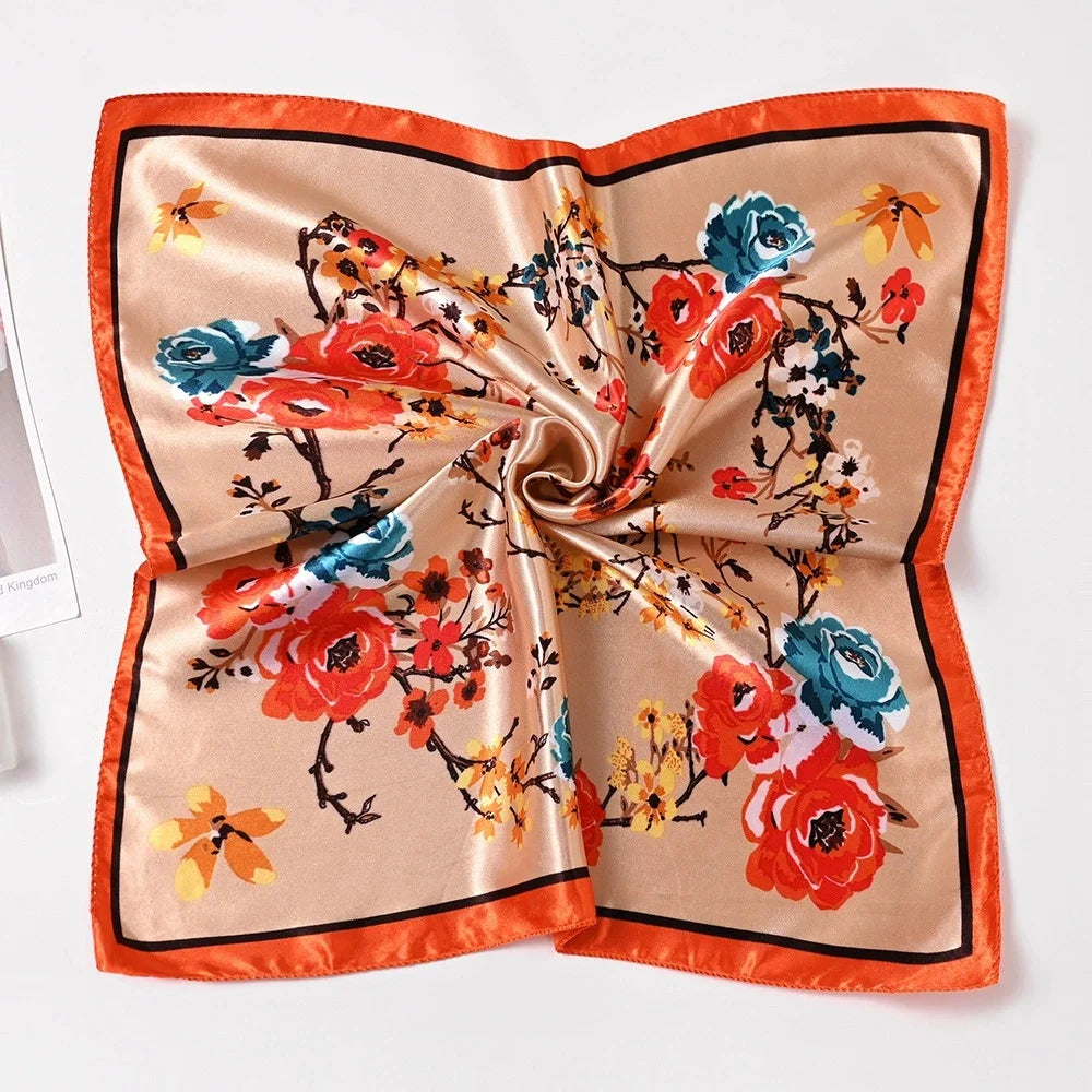 Personalized Silk Satin Scarves | 2-Piece MOQ & 3-7 Day Lead Time | 46 Colors | OEM Manufacture
