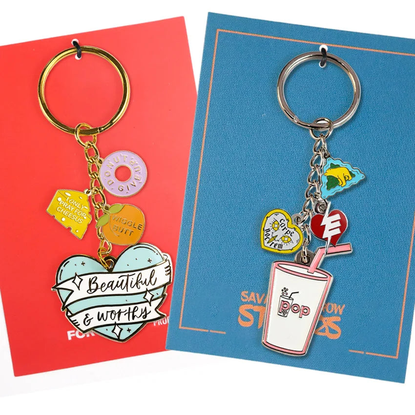 Custom Logo Metal Keychains — 100 MOQ, 7-Day Lead Time