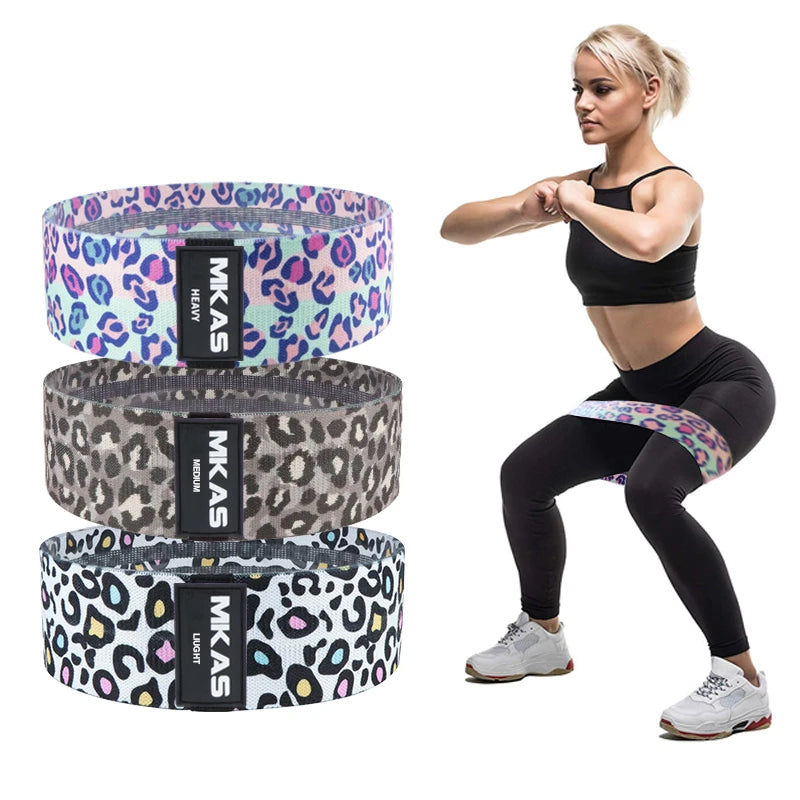 Custom Fabric Resistance Band Set for Studio Workouts, Wellness Kits & Branded Fitness Programs