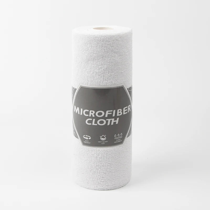 Custom Reusable Tear Away Microfiber Kitchen Towel Rolls | OEM Supplier for Dish & Cleaning Cloths