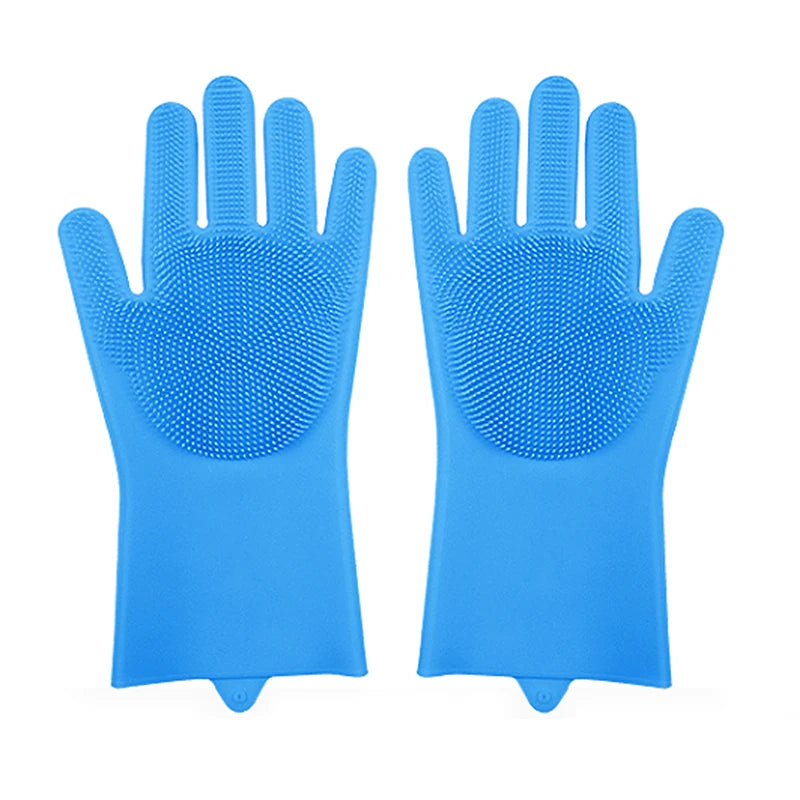 Custom Silicone Dishwashing Gloves | 600 Pcs MOQ | Waterproof Kitchen Gloves for Restaurant & Household