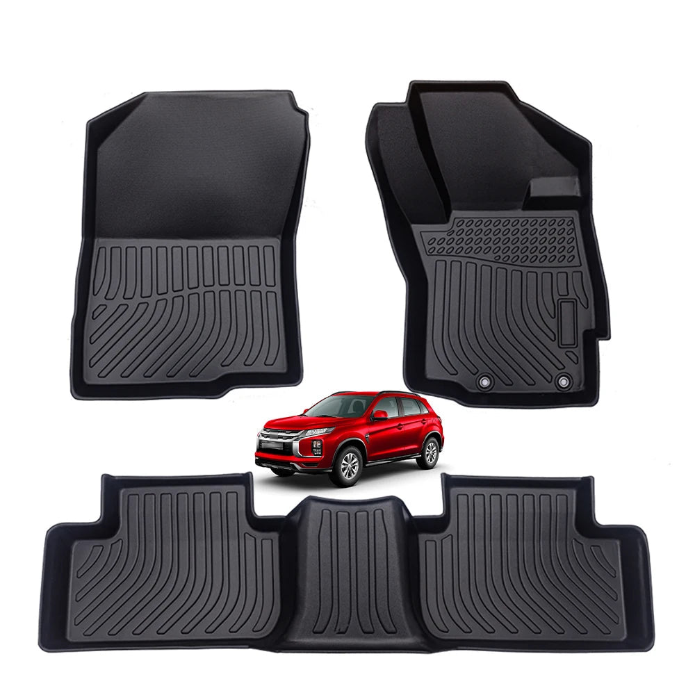Honda Pilot 2023 Custom Fit All-Weather TPE Floor Mats