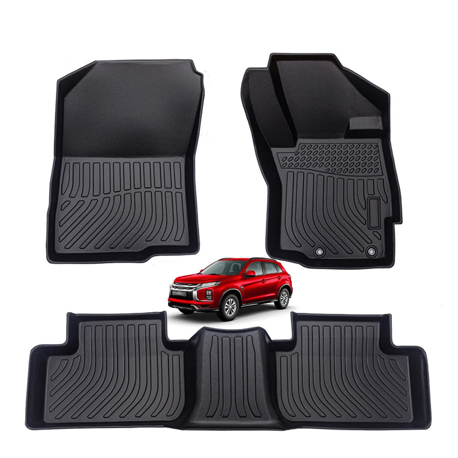 Honda Pilot 2023 Custom Fit All-Weather TPE Floor Mats