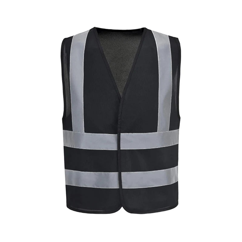ANSI Class 2 Reflective Safety Vest 200pcs MOQ | 5cm Tape, Custom Logo, 12 Colors for Construction