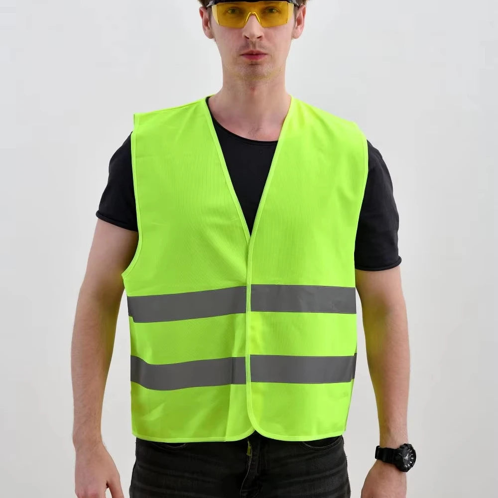 Custom Safety Vest CE EN20471 120gsm Reflective Vest with Logo Customization