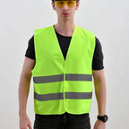 Custom Safety Vest CE EN20471 120gsm Reflective Vest with Logo Customization