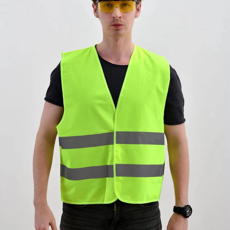 Custom Safety Vest CE EN20471 120gsm Reflective Vest with Logo Customization