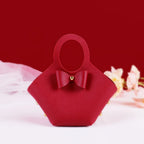 Custom PU Leather Jewelry Handbag Wholesale | 10 MOQ Wedding Favor Bag