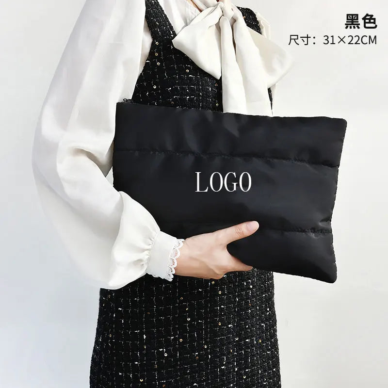 Custom Quilted Puffer Cosmetic Bags | 0.05 kg | MOQ 100