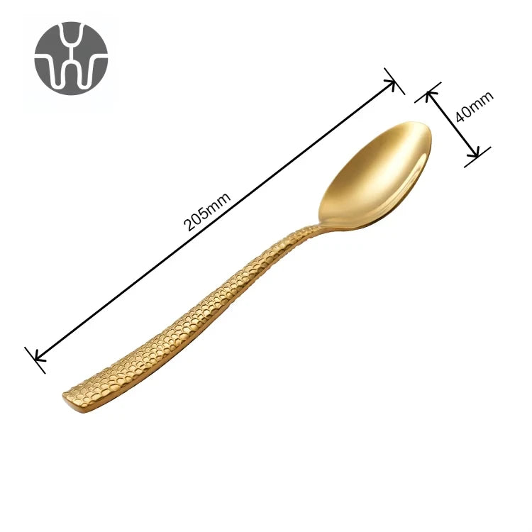 Stainless Steel Flatware Sets | 5-Piece PVD Gold | Wholesale