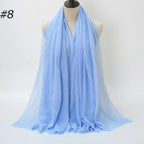 Wholesale Polyester Scarves: 105 Colors, 10-Day Lead, 90x180cm | Spring/Summer Women's Fashion