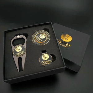 Custom Golf Ball Markers with Logo – 3-in-1 Divot Tool & Hat Clip