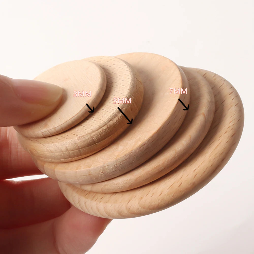 Custom Wooden Tokens with Logo | Beechwood Engraved | 50 MOQ