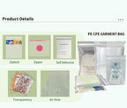 Custom Printed Zipper Bags for Clothing Packaging | Factory Direct