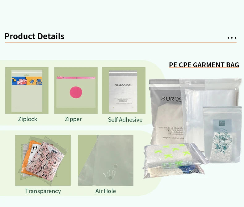 Custom Printed Zipper Bags for Clothing Packaging | Factory Direct