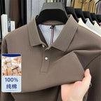 100% Cotton Pique Long Sleeve Shirt | Breathable Moisture-Wicking | Custom Printing