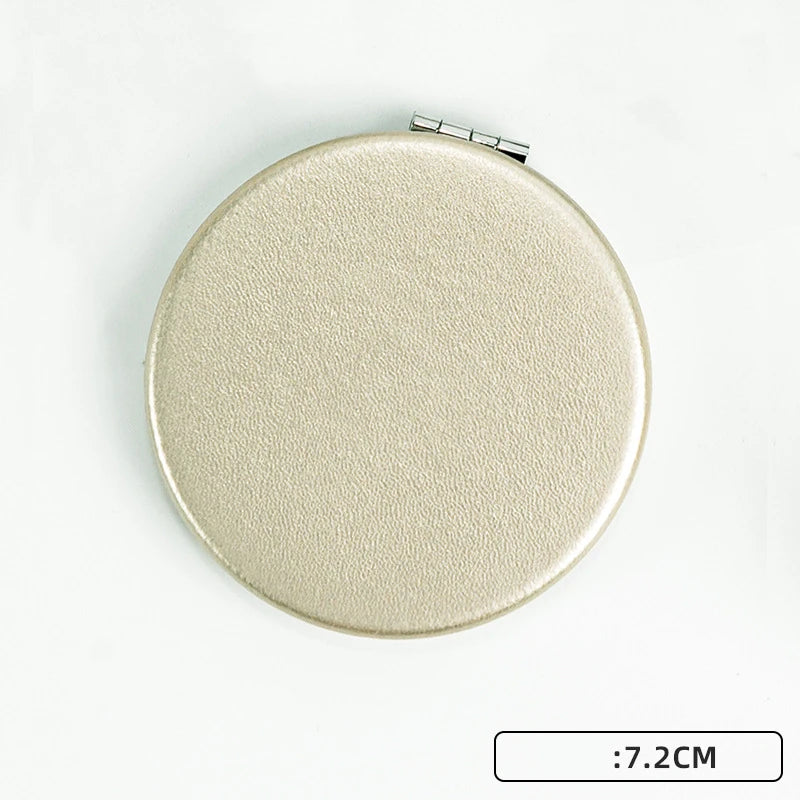 2x Magnifying Pocket Mirrors | Champagne Gold | MOQ 50