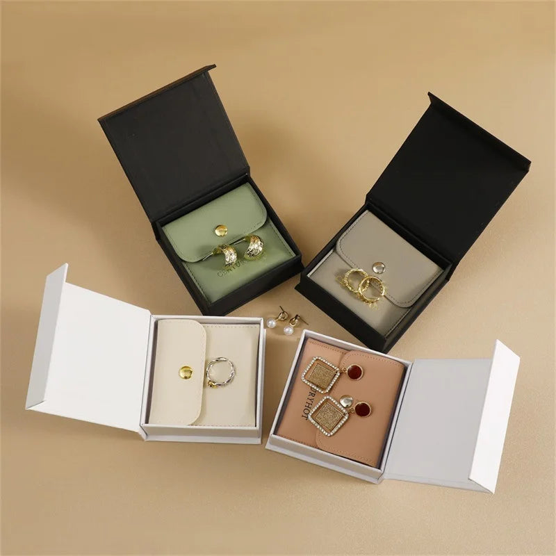 Custom Drawer Jewelry Box with Magnetic Closure | 100 MOQ, Free Sample, 8 Finishing Options