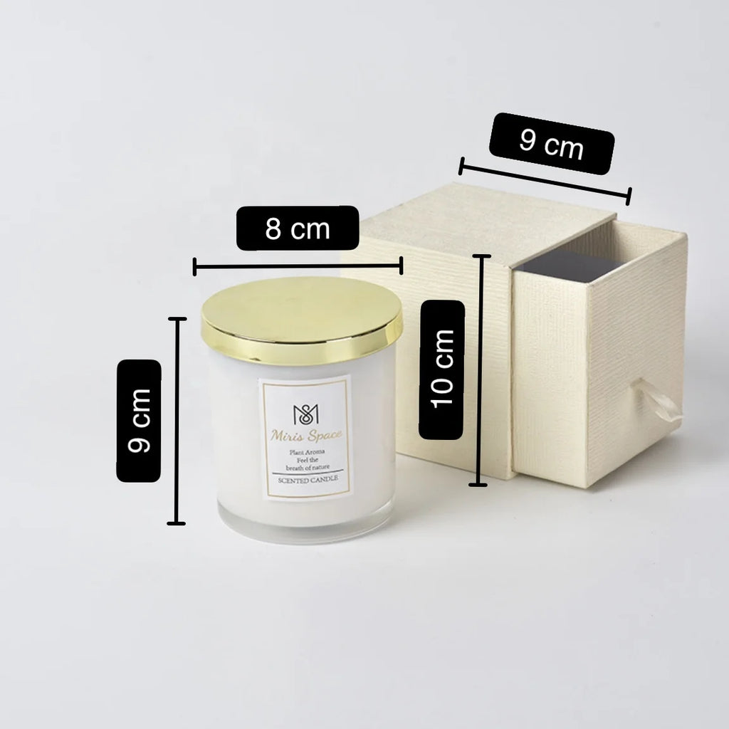 Custom Scented Soy Candles in Gift Box | 500 MOC Logo Options