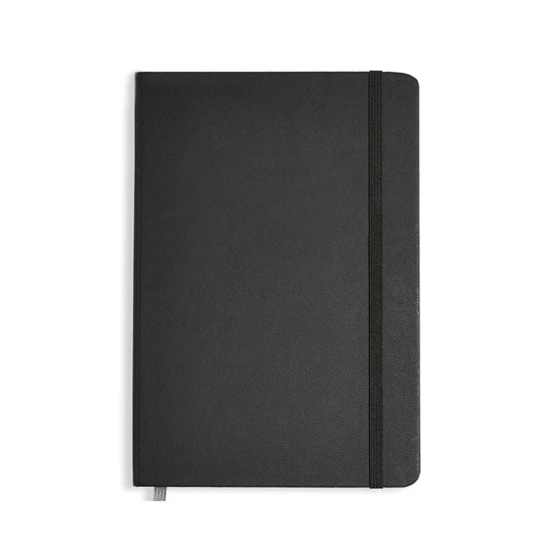 Custom A5 Leather Notebook with Logo | 100 Pcs MOQ Thread-Sewn PU Journal