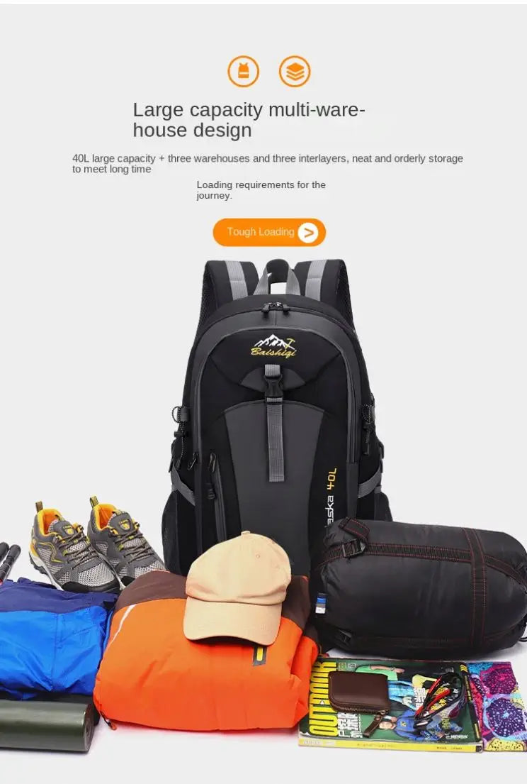 Custom Outdoor Hiking Backpack 40L | Branded Bulk MOQ 1
