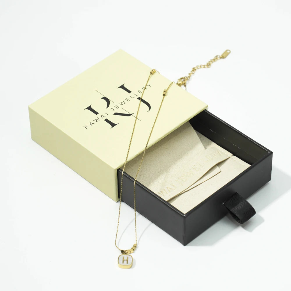 Custom Jewelry Packaging Boxes with Logo — Eco-Friendly Drawer & Magnetic Closure