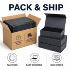 Custom Magnetic Closure Gift Box with Logo | 500 MOQ