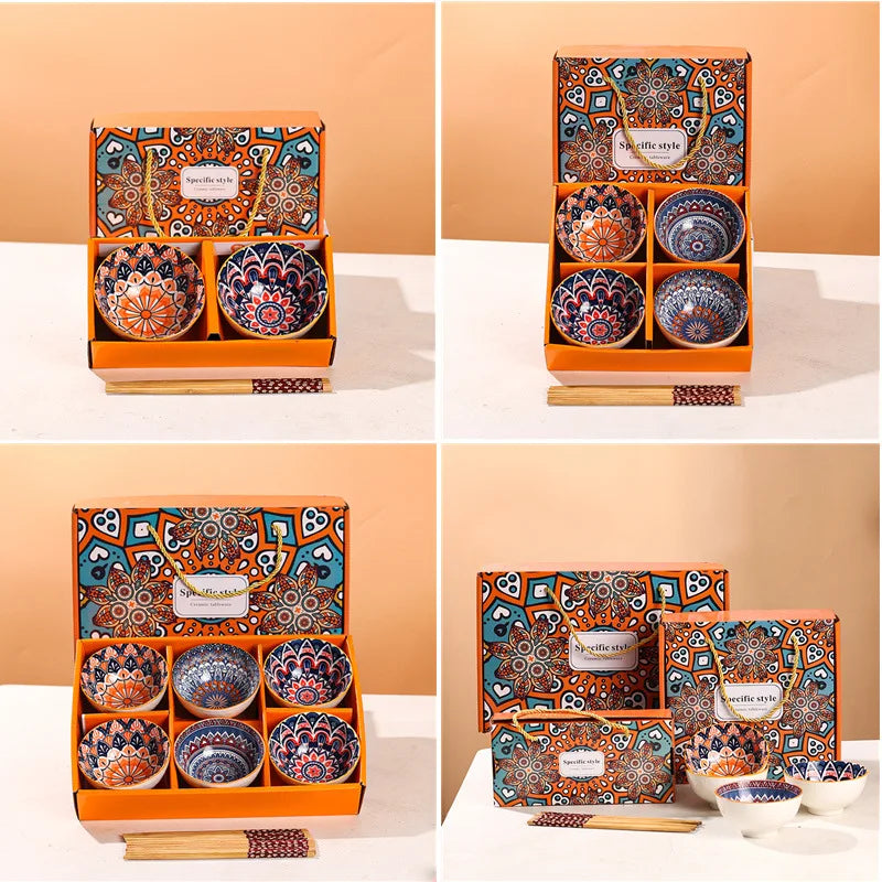 Ceramic Bowl Sets: 20 MOQ, Under-Glazed, Gift Box | Wedding & Corporate Tableware Gifts