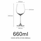 Vintage Crystal Wine Glasses: 500 MOQ, 14-Day Lead, LFGB Certified | Custom 500-1000ml Goblets