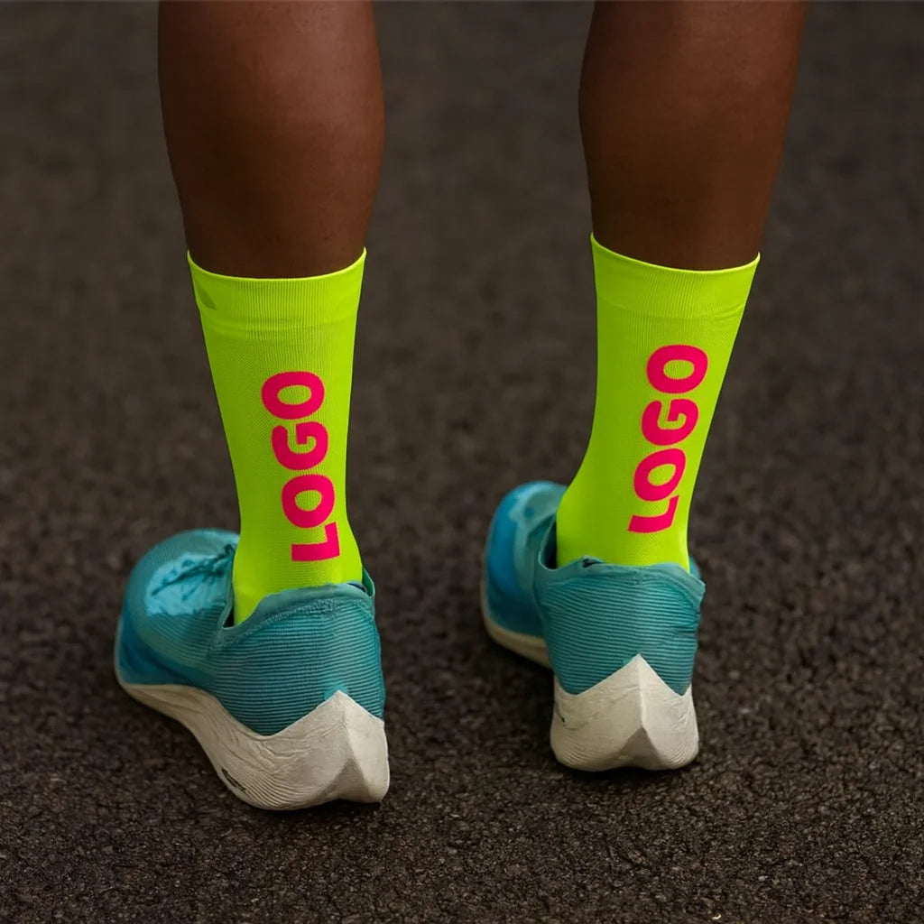 Custom Running Socks with Logo | Nylon Compression | MOQ 500