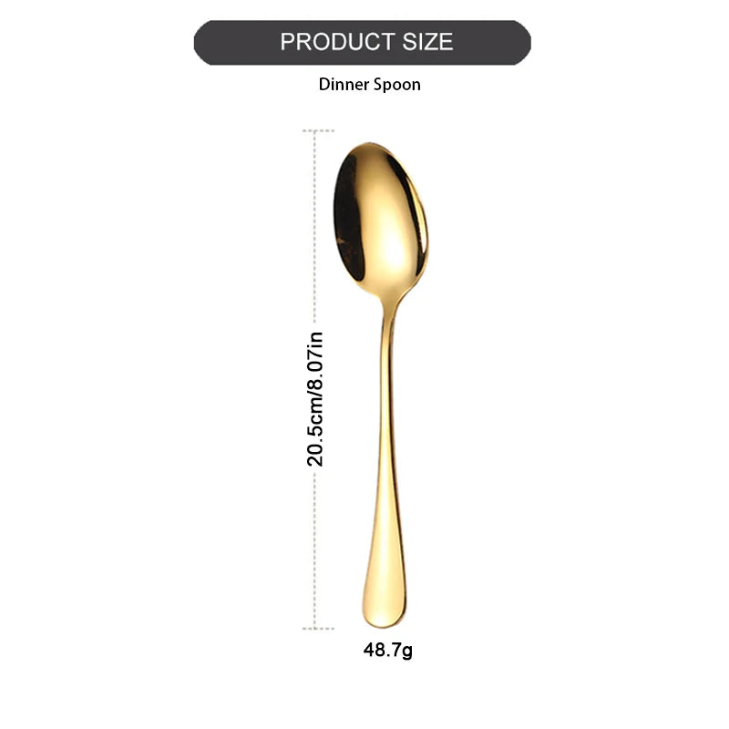 Custom Luxury Flatware Set with Logo | 300 MOQ | 7-Day Lead